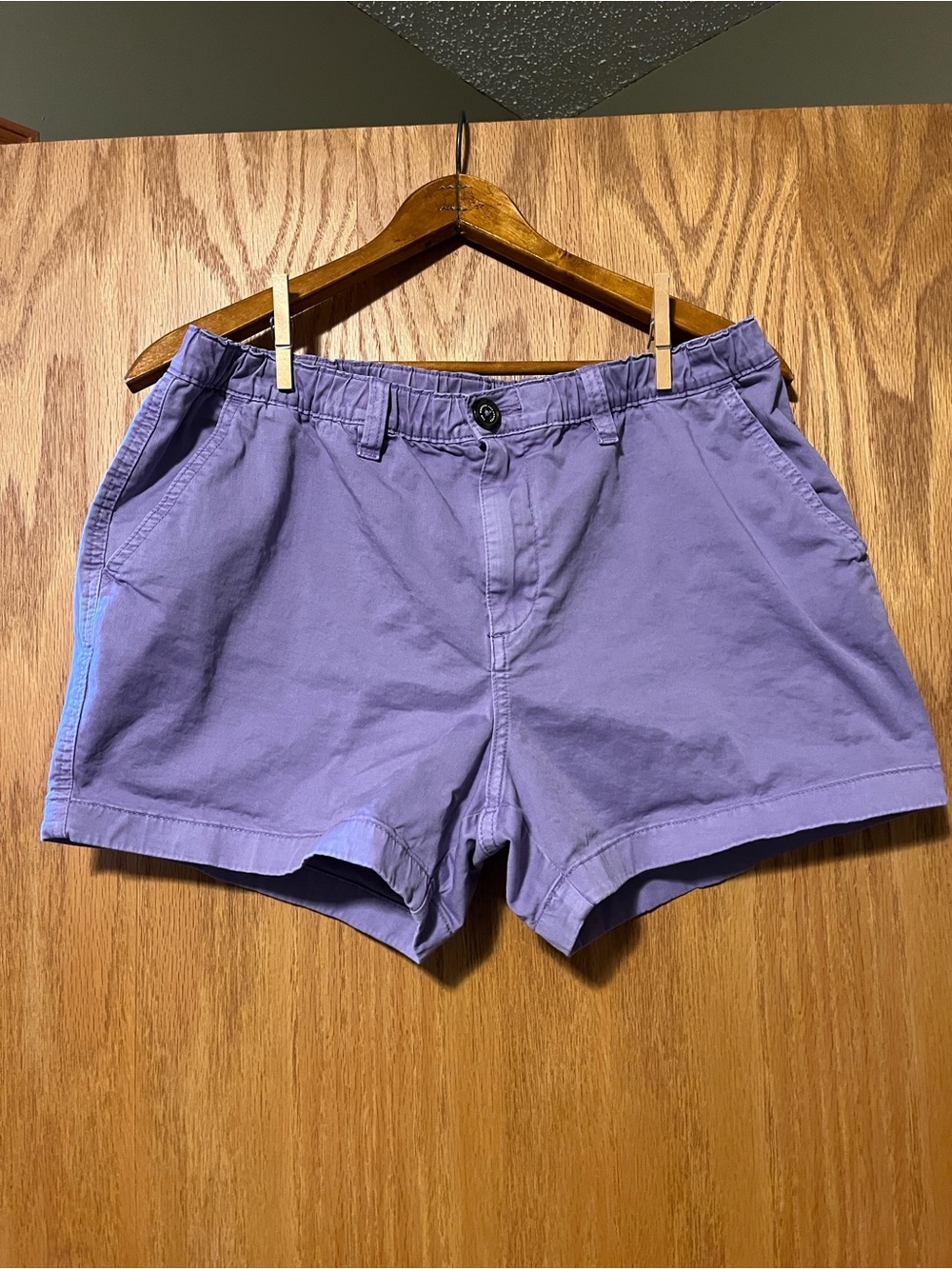 chubbies Lavender Women's Flat-Front Shorts